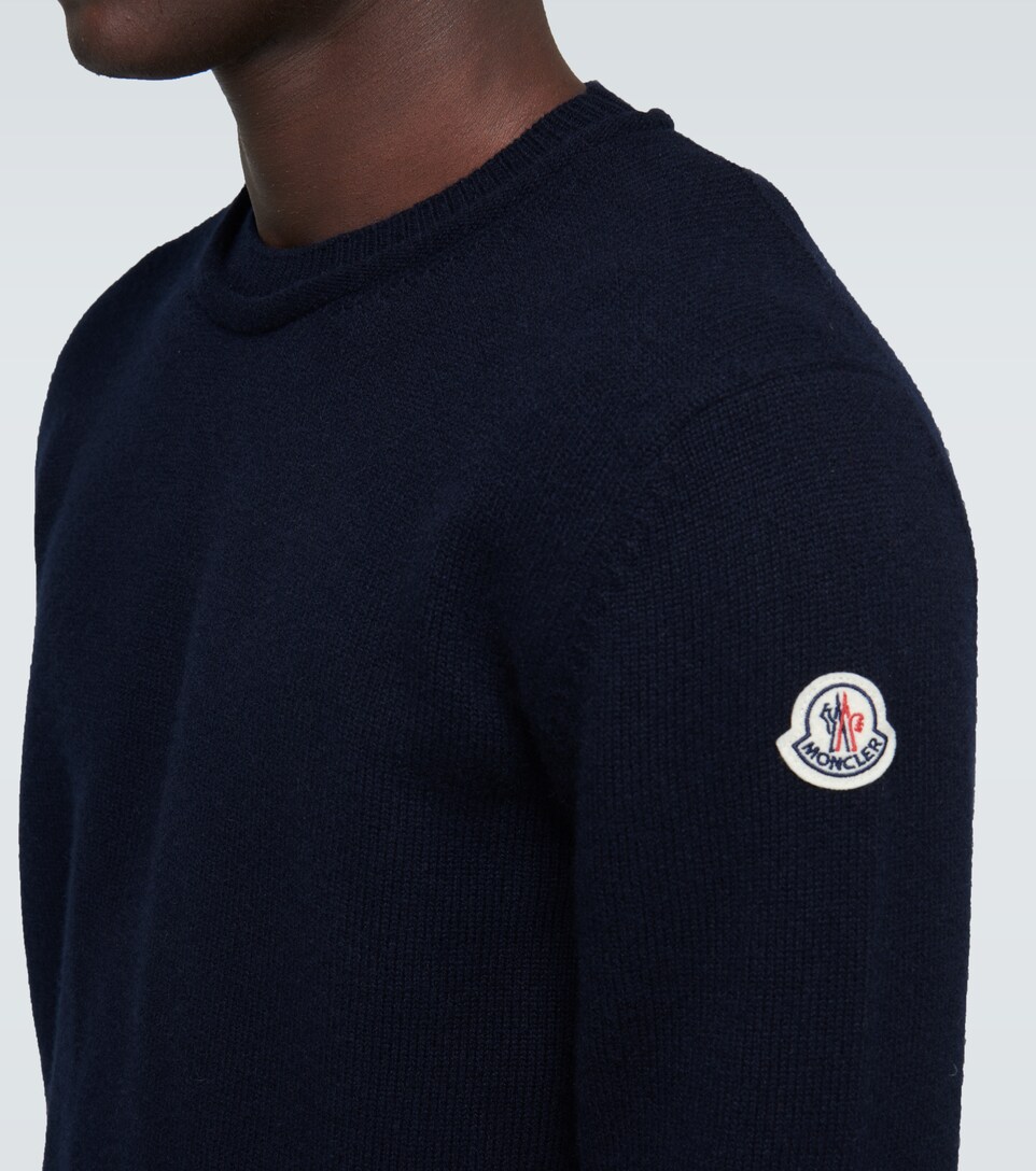moncler navy sweatshirt