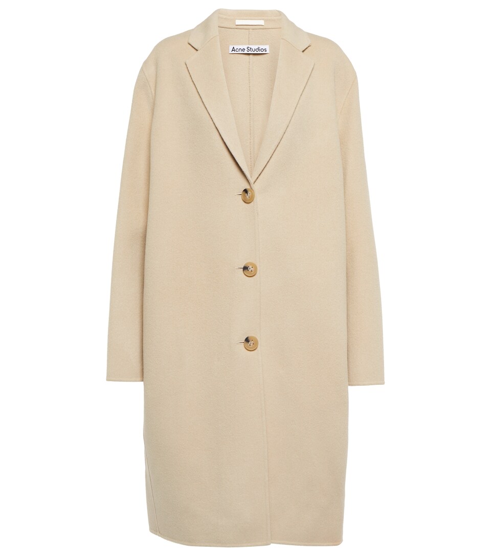 Single-breasted wool coat | Mytheresa