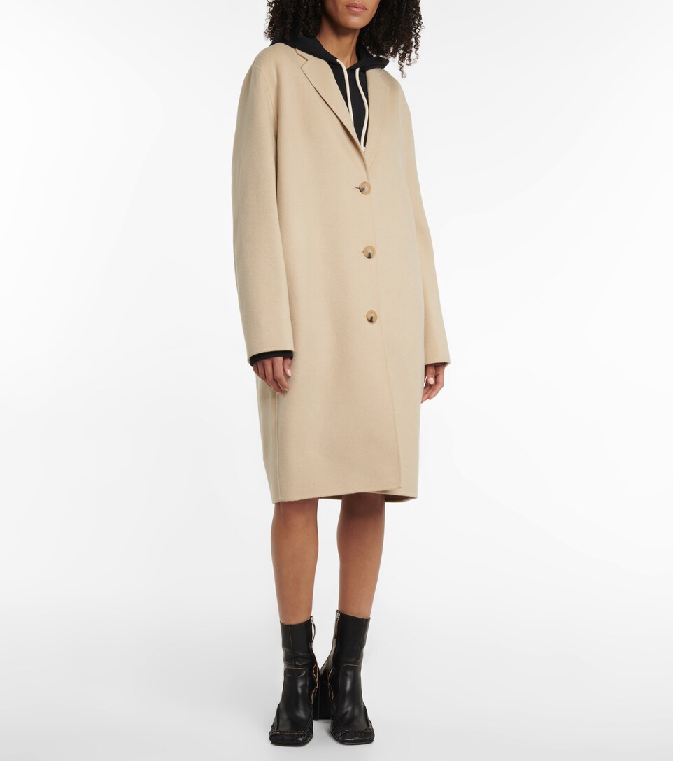 Single-breasted wool coat | Mytheresa