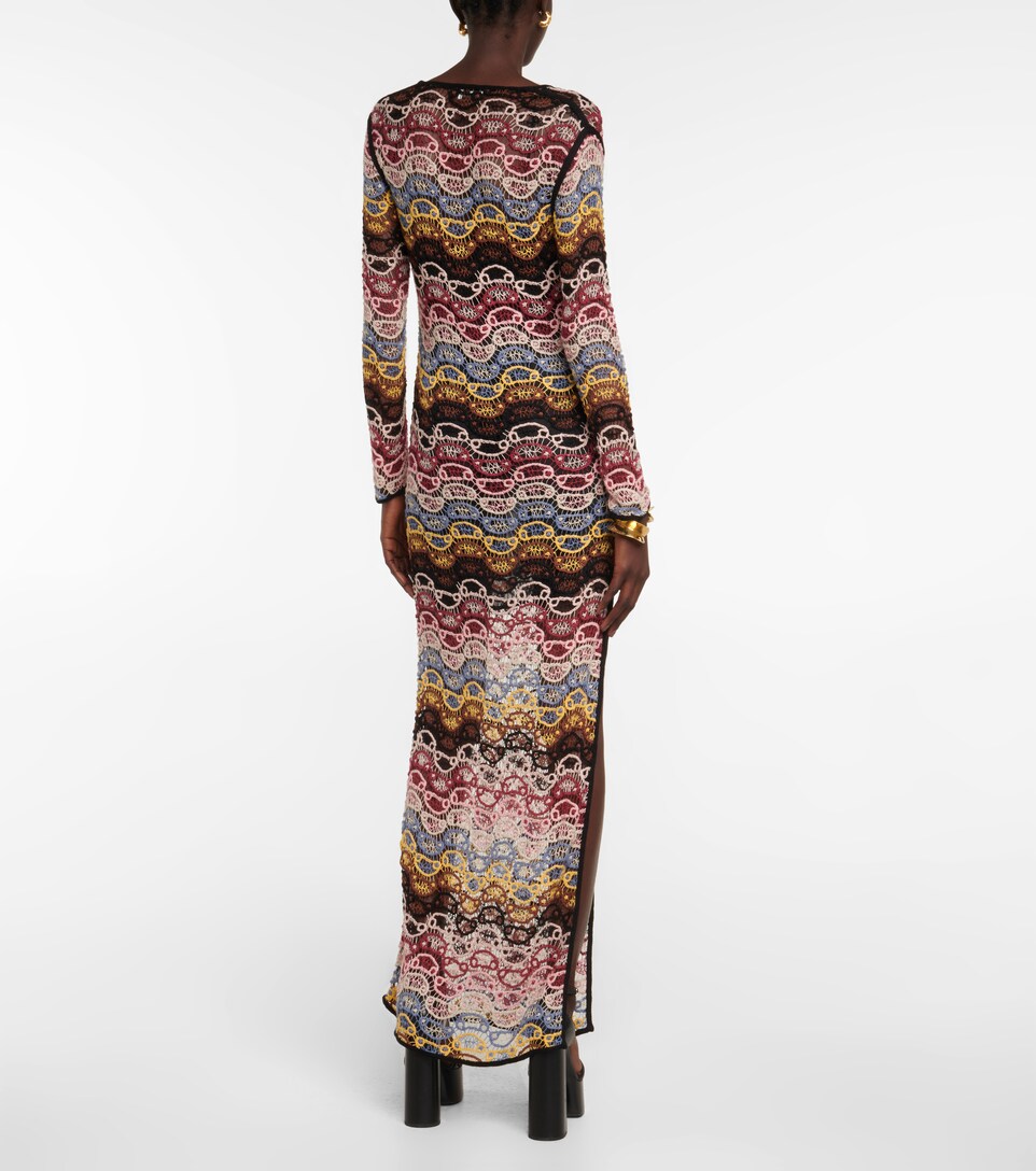 Etro - Open-knit maxi dress | Mytheresa