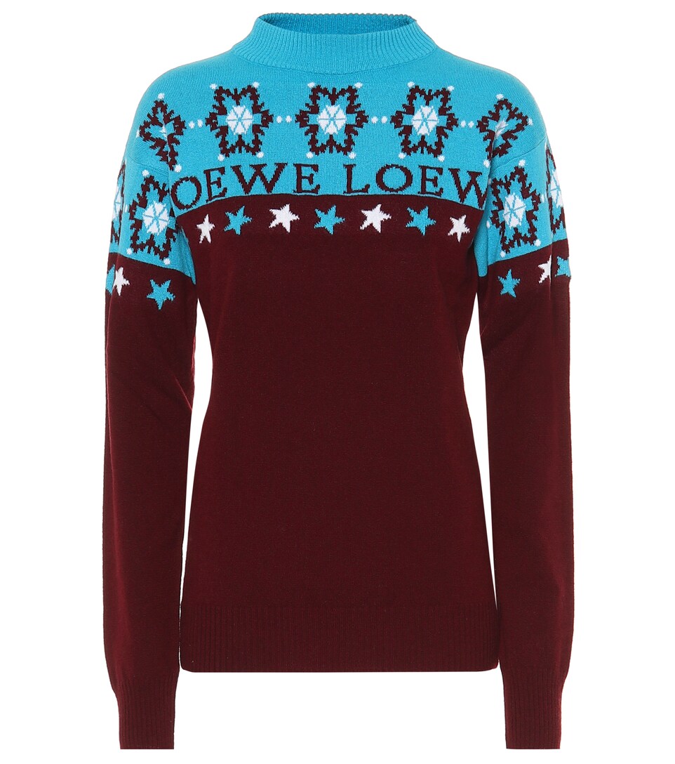 Loewe - Snowflake wool sweater | Mytheresa