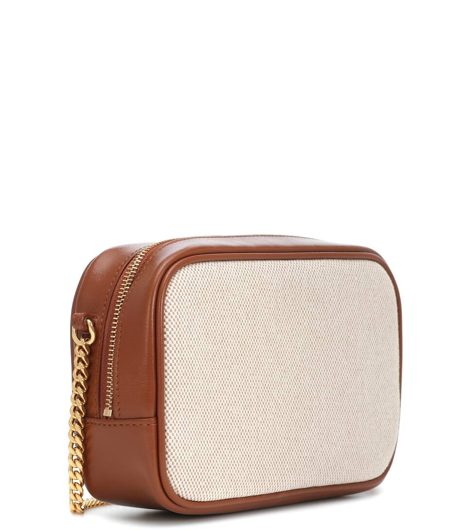 Lou Mini Canvas Crossbody Bag Saint Laurent Mytheresa