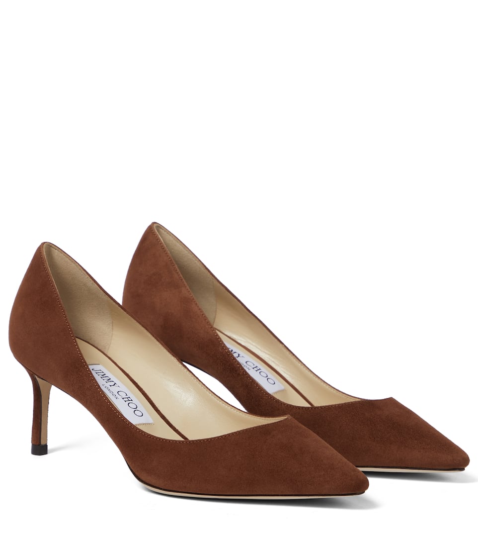 Jimmy choo romy 60 suede pumps clearance
