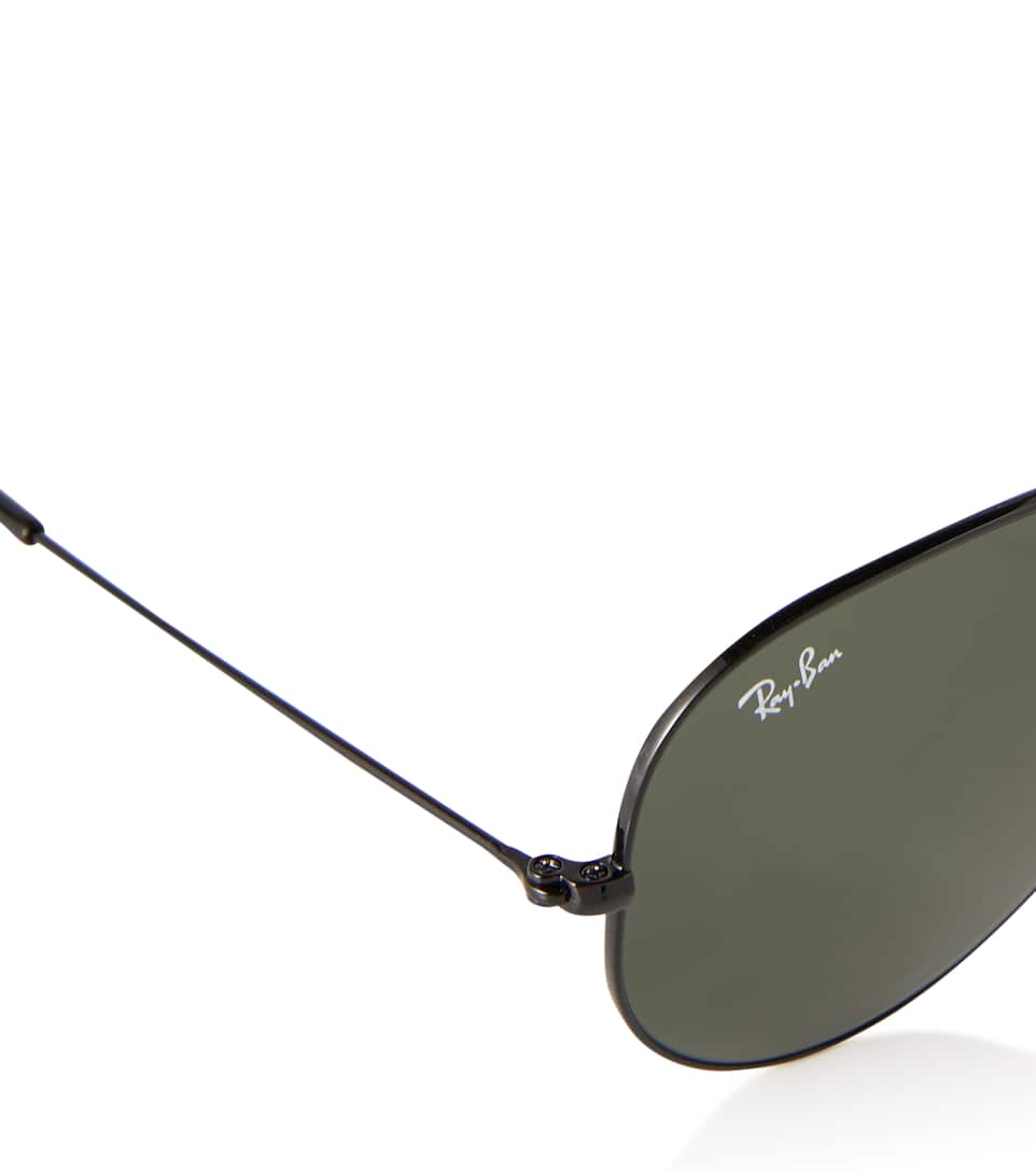 all black ray ban aviators