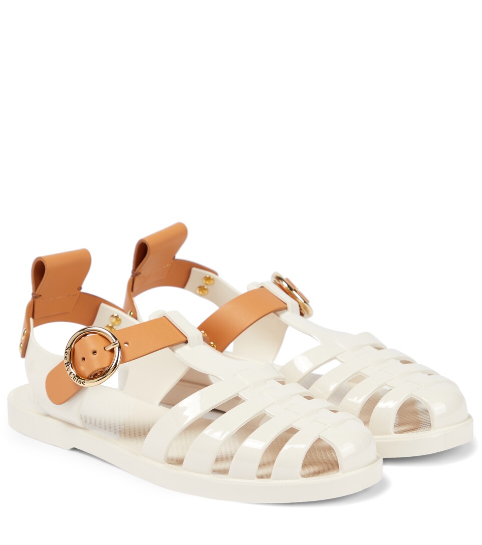 chloe jelly sandals