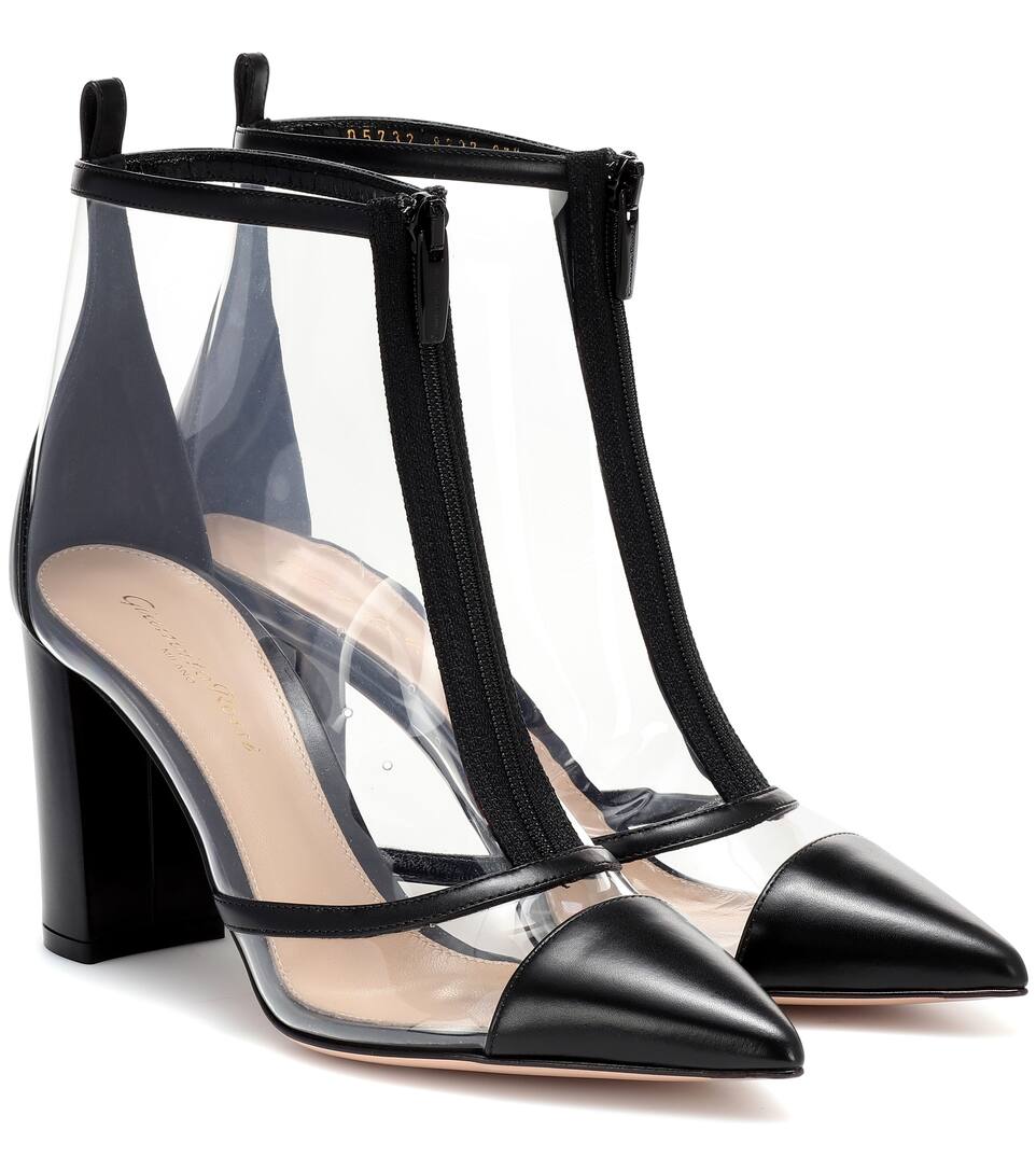 gianvito rossi plexi booties