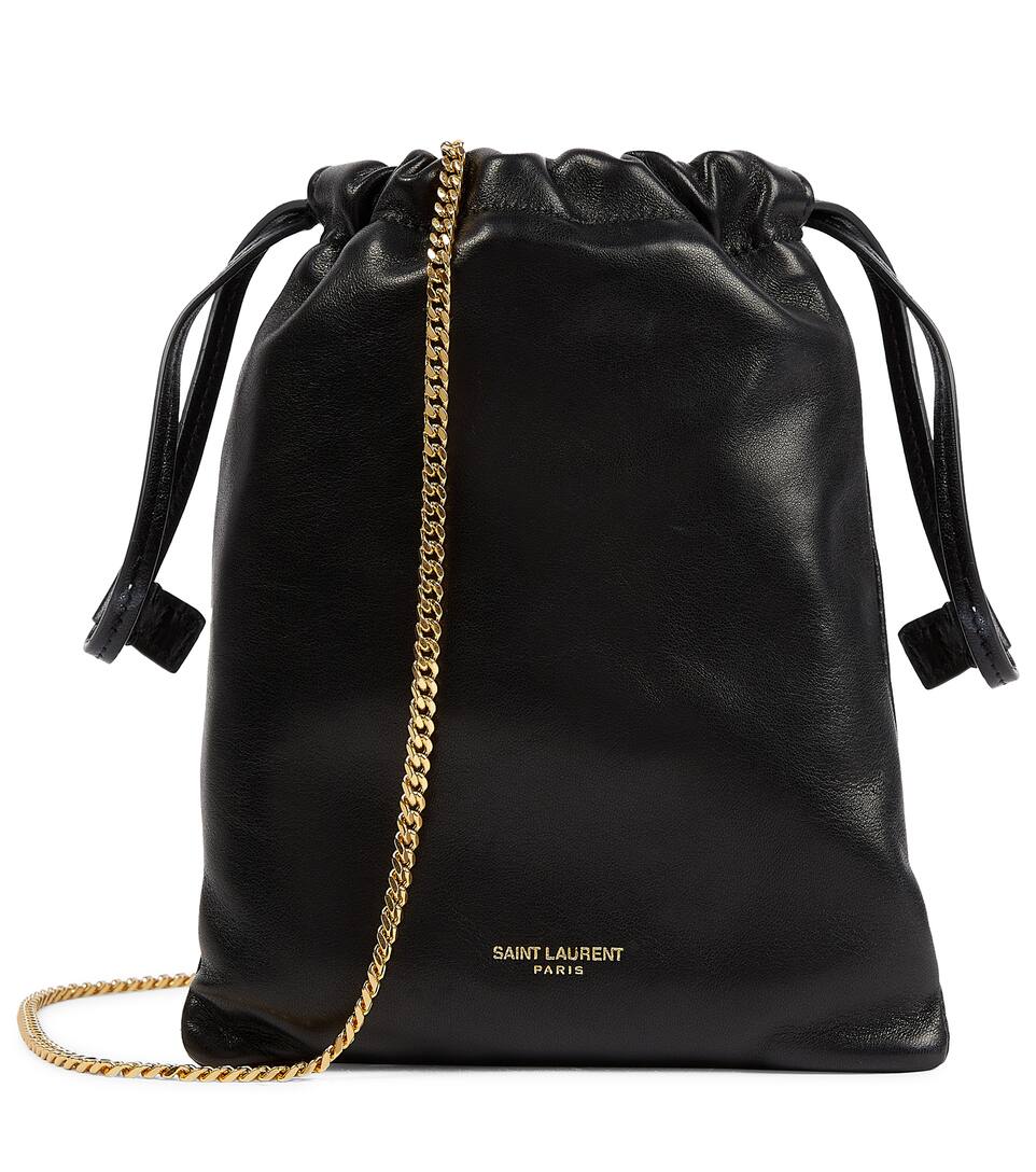 Small Leather Pouch Saint Laurent Mytheresa