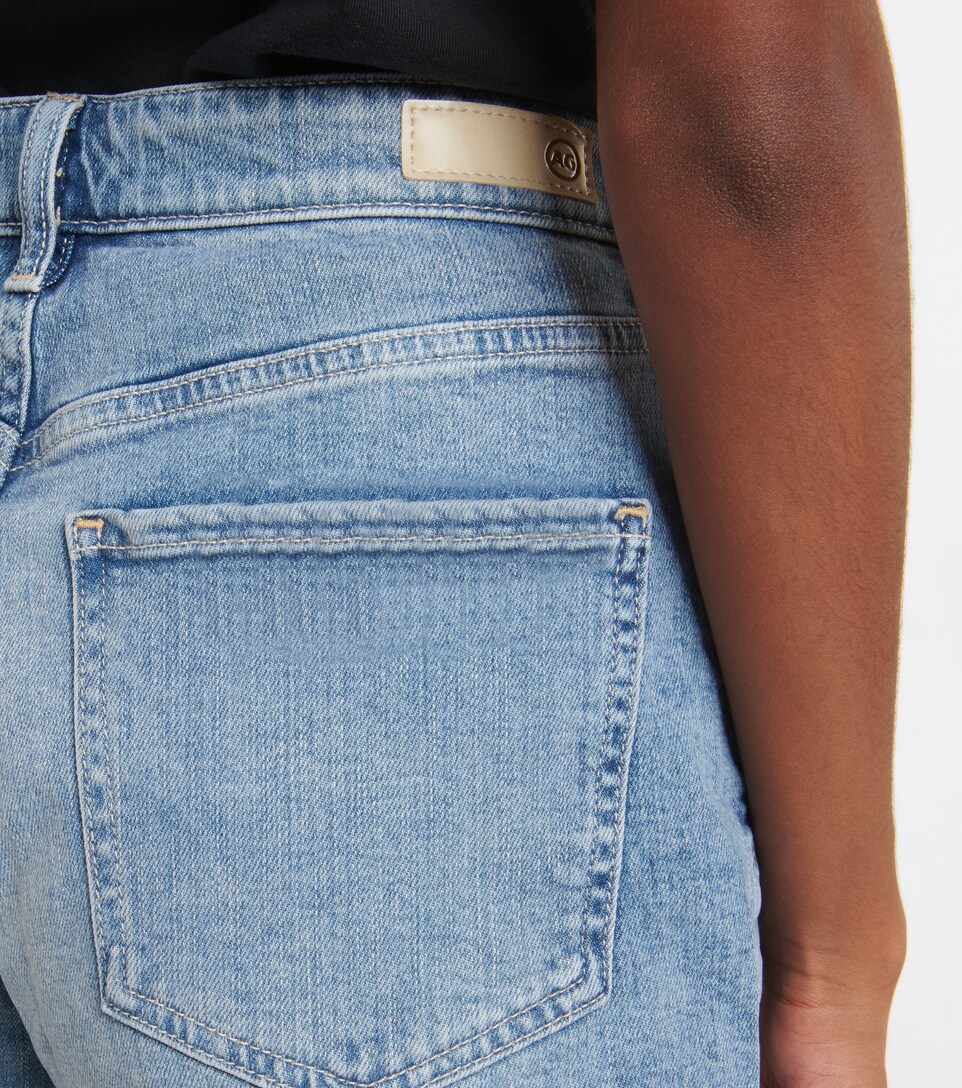 AG Jeans - High-rise denim Bermuda 
