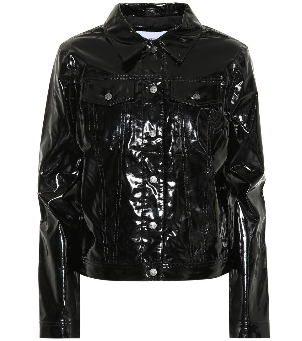 Faux Patent Leather Jacket Calvin Klein Jeans Mytheresa