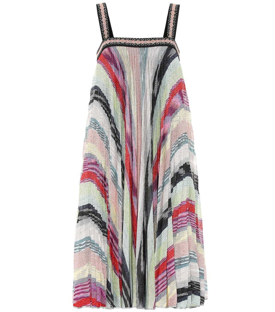 Missoni Robe Rayée Missoni Métallisée Robe ARjc543qL