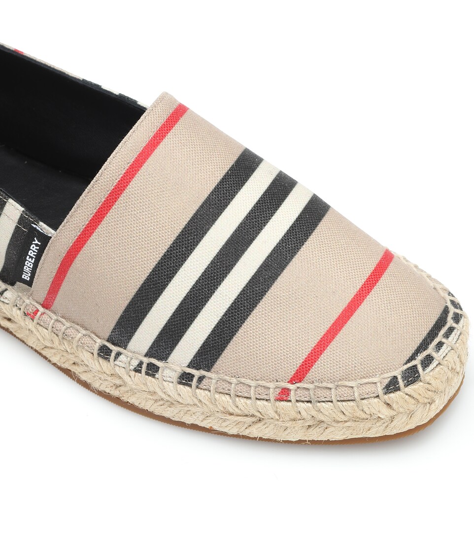 burberry icon stripe espadrilles