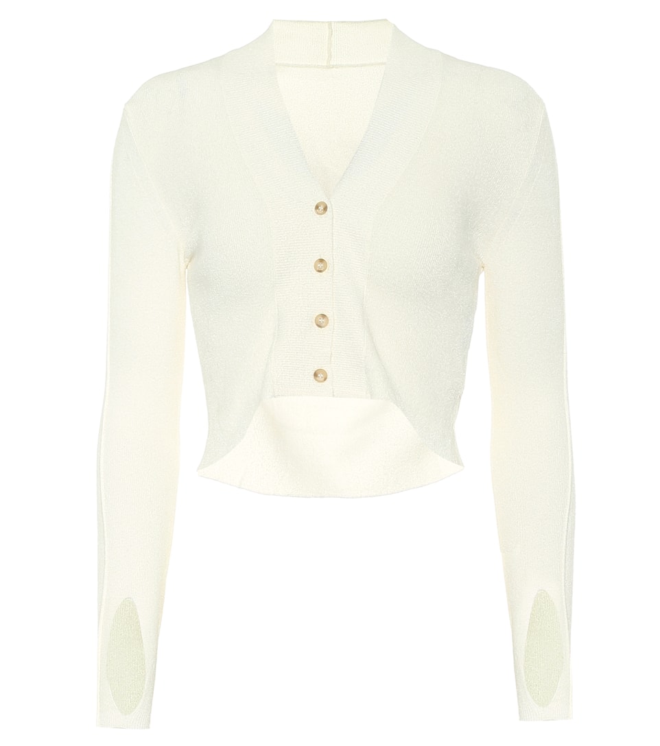 jacquemus white cardigan