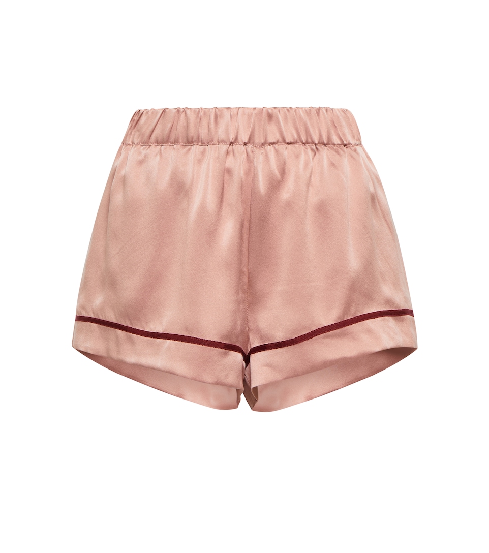 Asceno - London silk pajama shorts 
