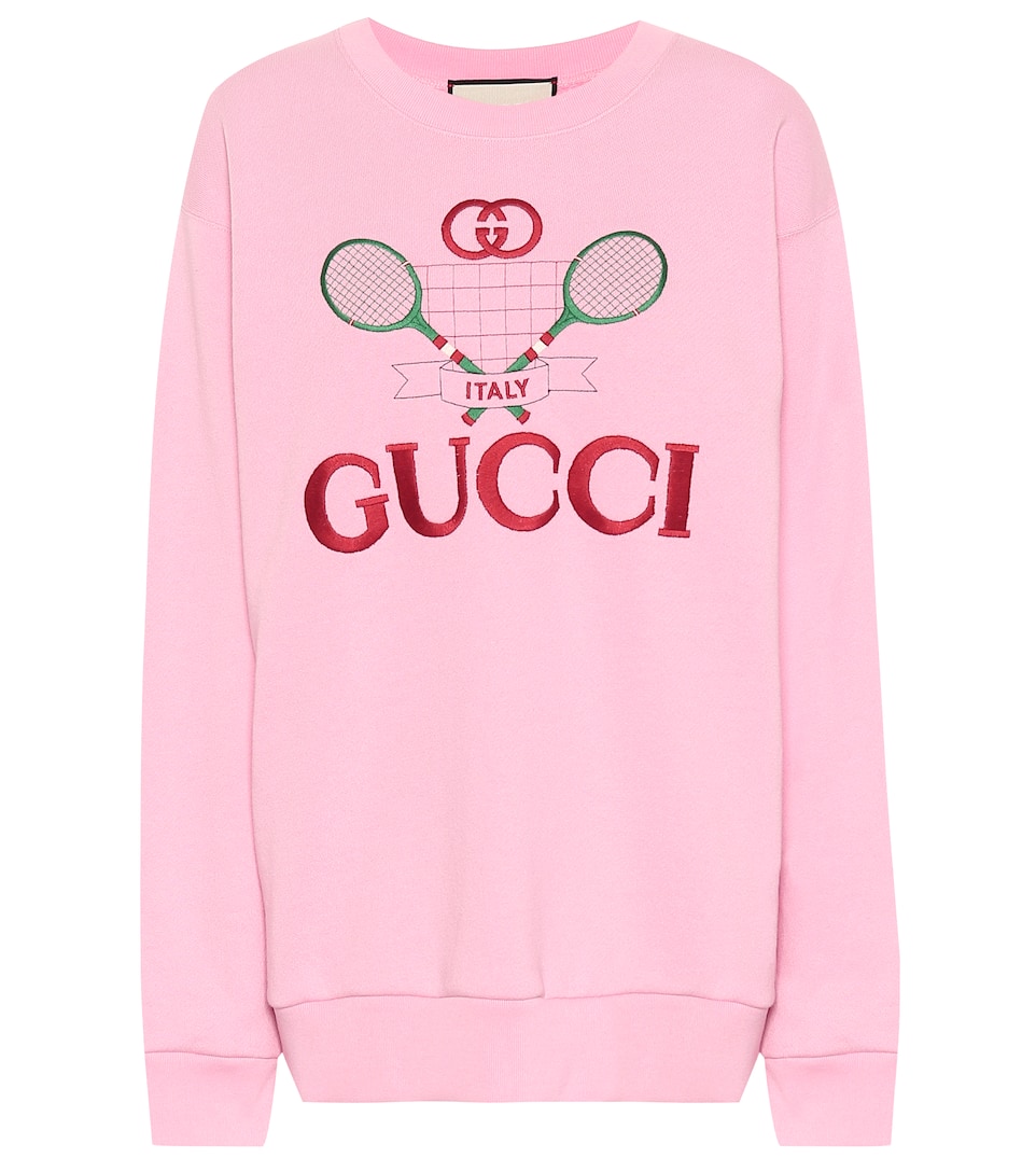 gucci felpa rosa