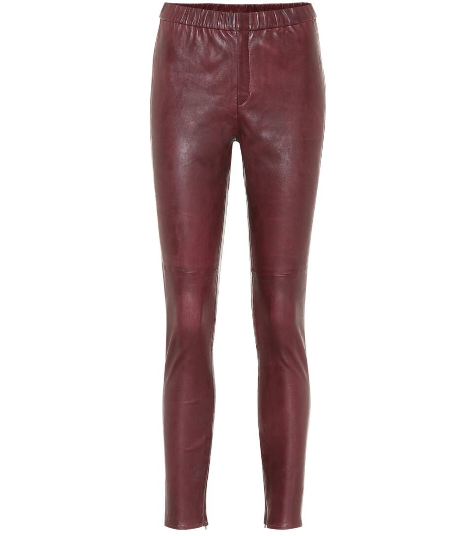 isabel marant leather trousers