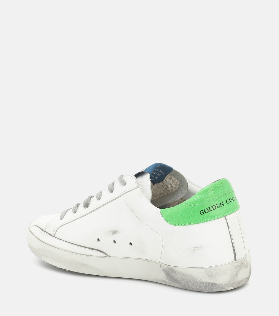 Neon green golden goose clearance
