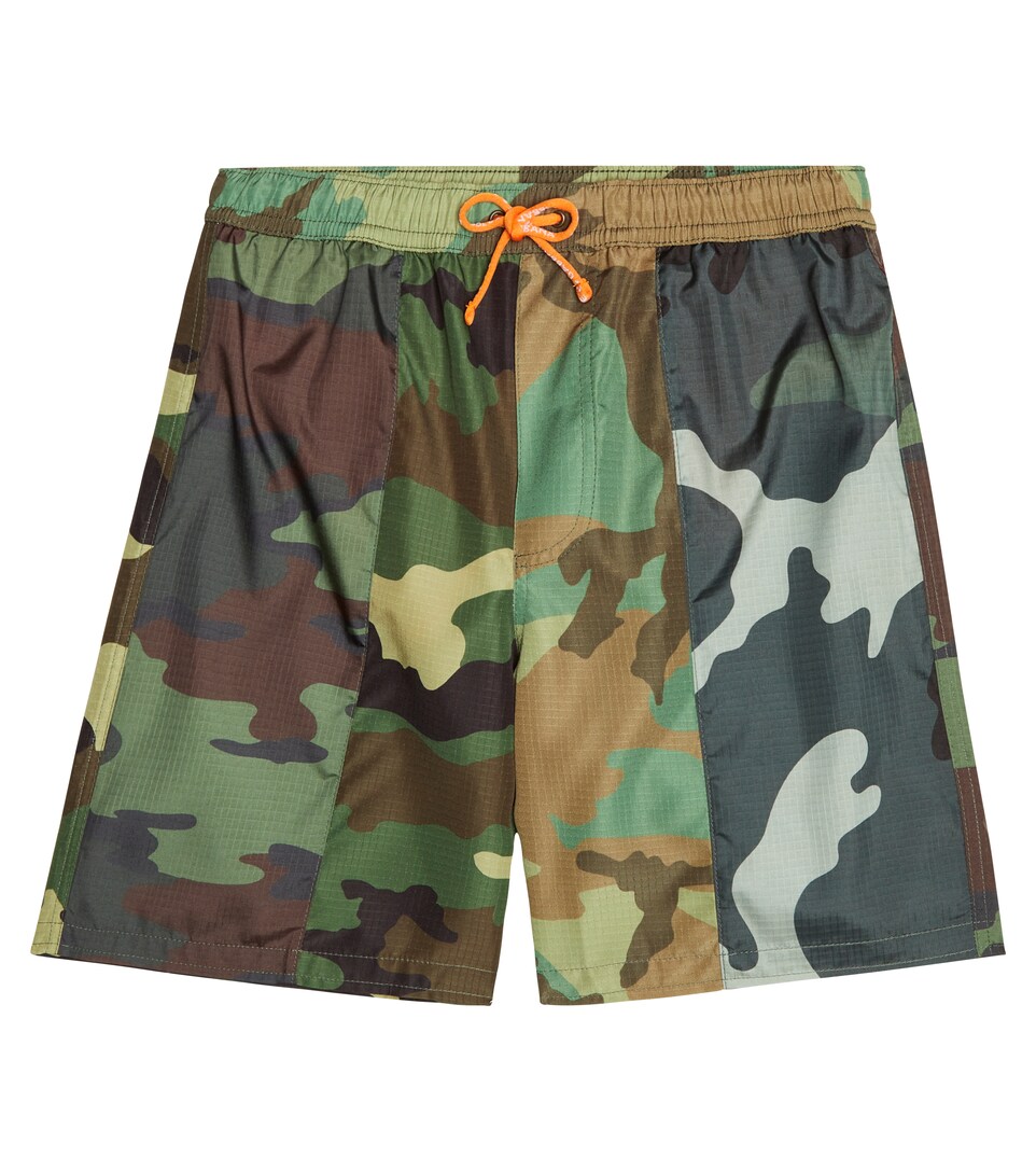 Camouflage ripstop swim shorts 
