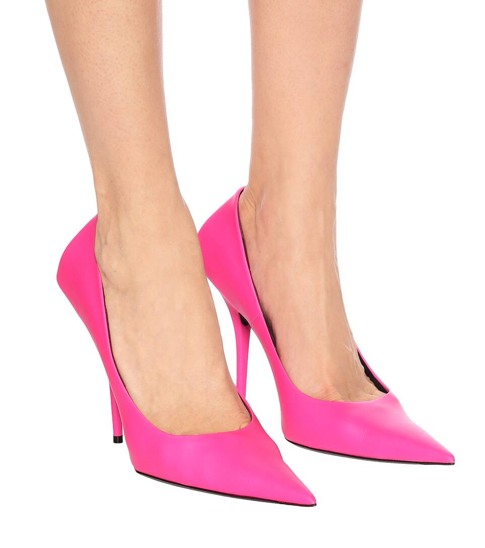 balenciaga heels olive