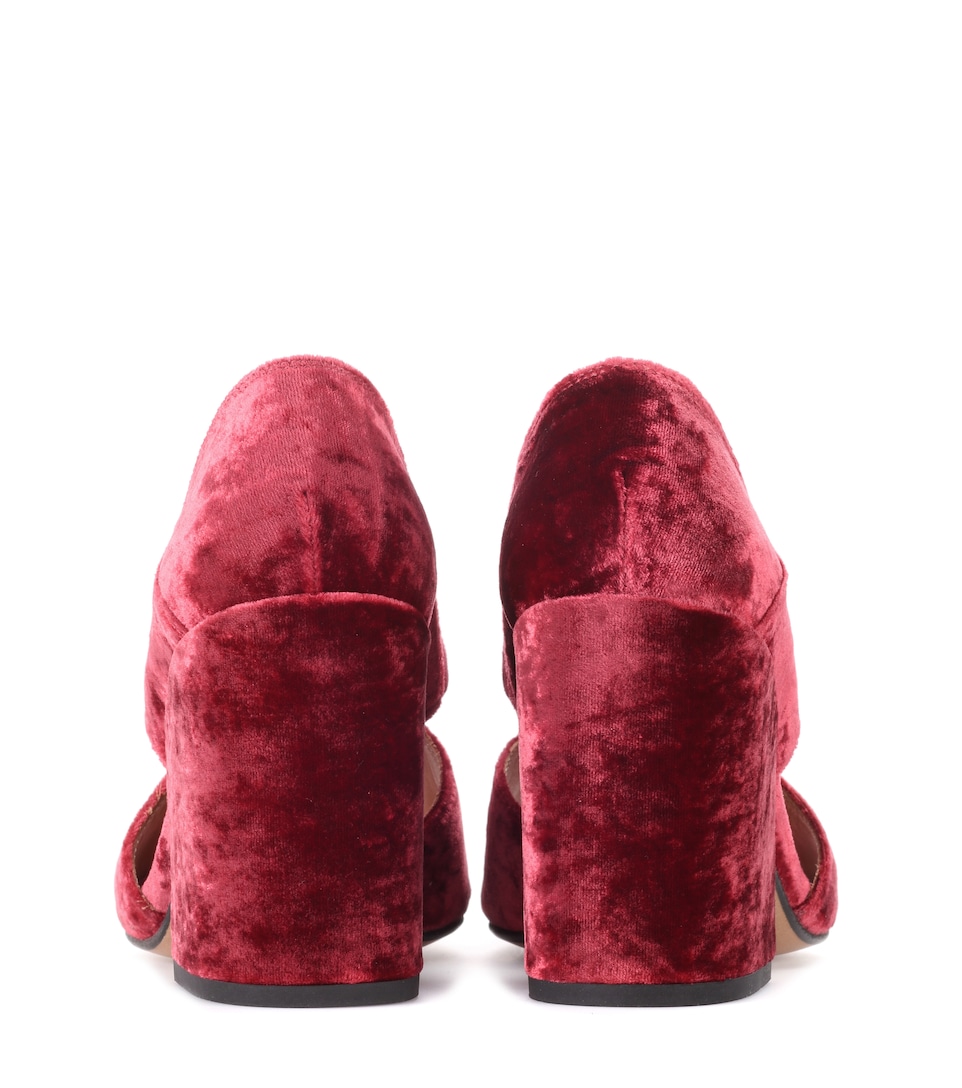 dries van noten velvet sandals
