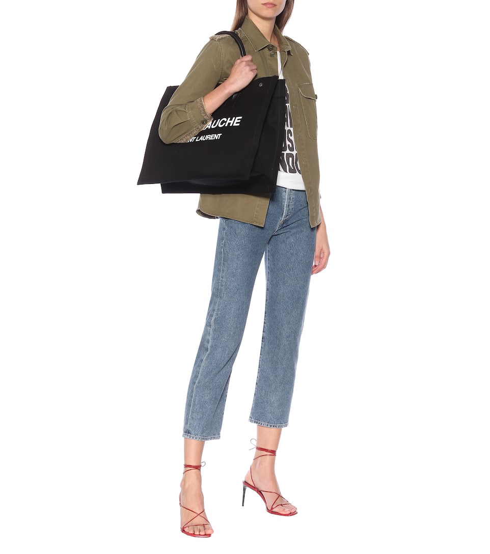 rive gauche canvas tote