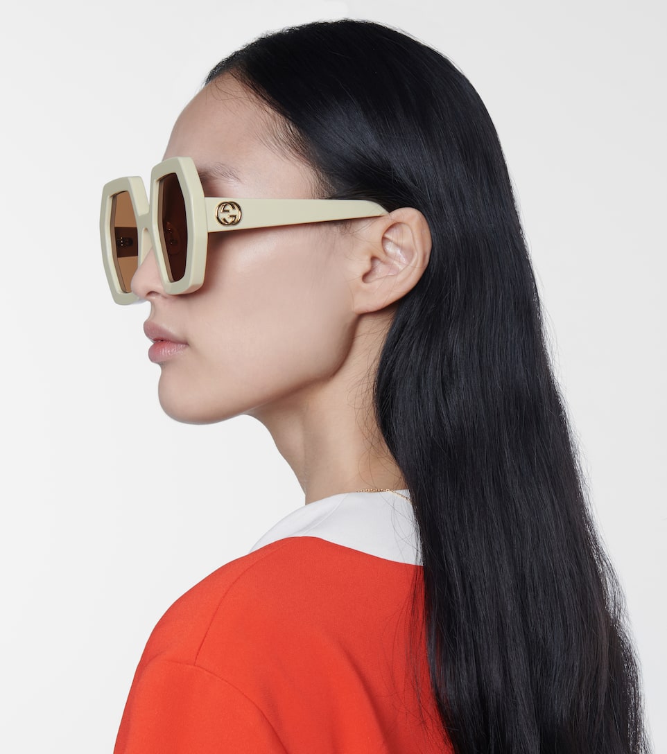 gucci hexagon sunglasses