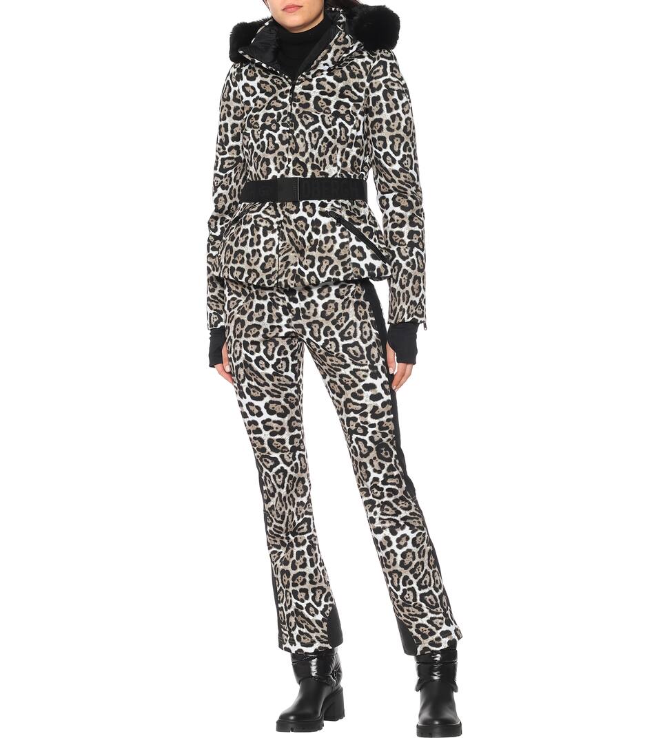 Leopard print ski jacket Clearance