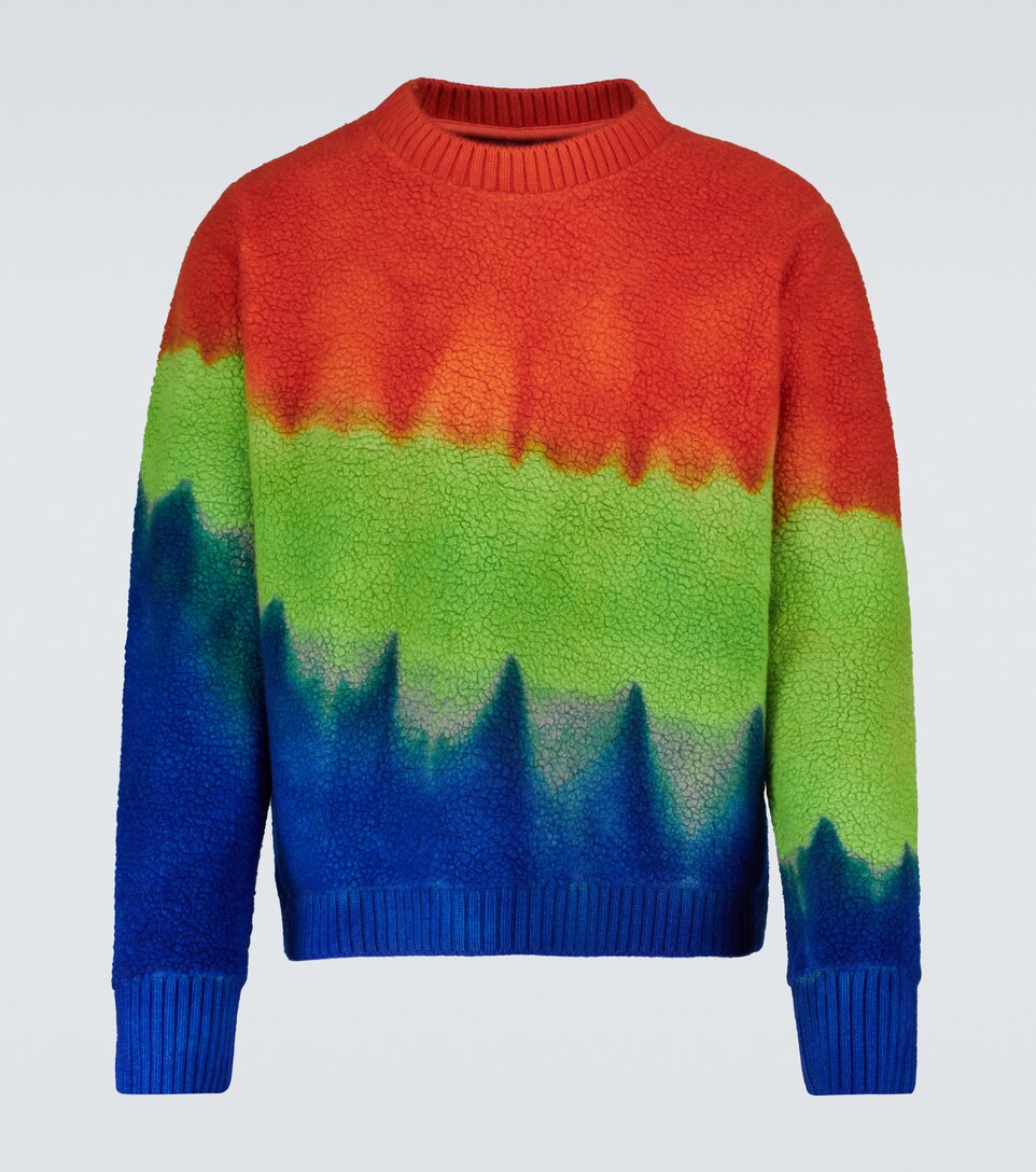 sherpa crewneck pullover