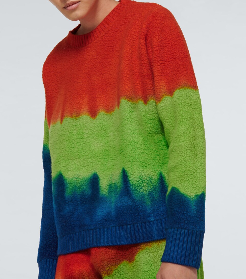 sherpa crewneck pullover