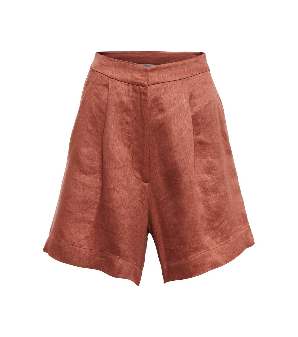 Asceno - Madrid linen shorts | Mytheresa