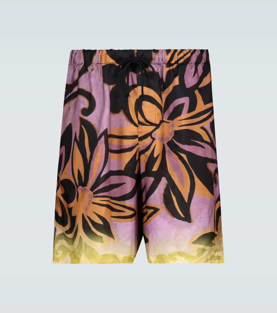 Dries van noten floral shorts