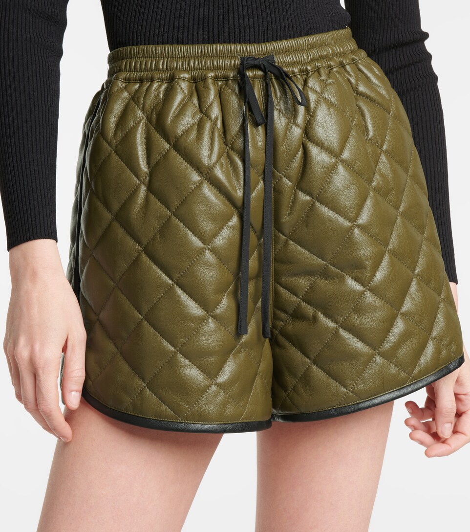 Self-Portrait - Quilted faux leather 