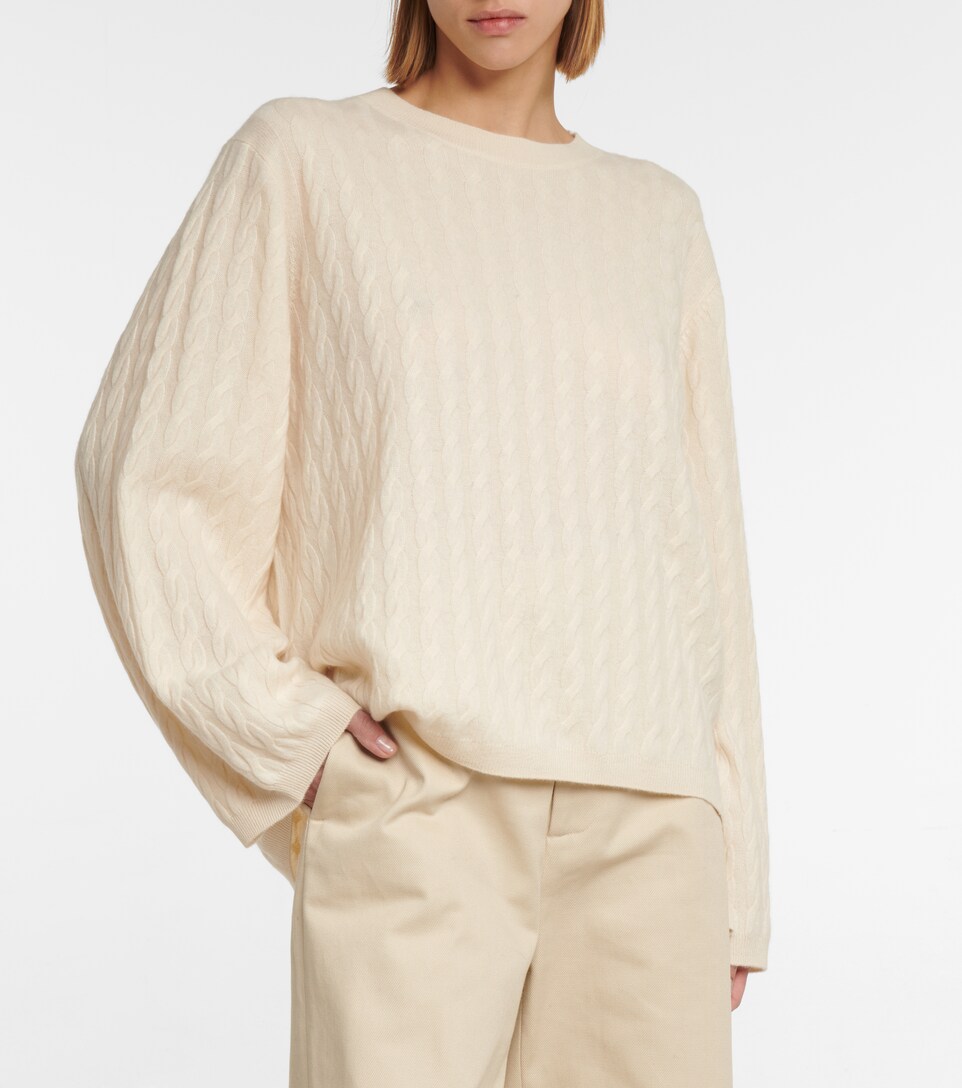 toteme cable knit sweater