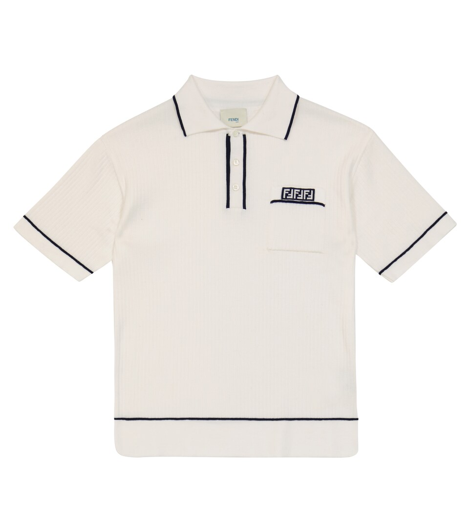 fendi white polo