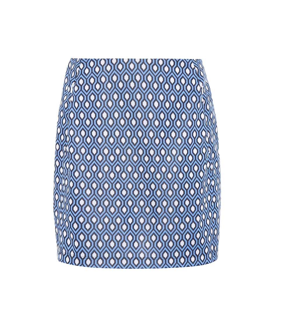 Click to view more detailed imagery on our partner's website Tory Sport Printed Jacquard Performance Skirt In Blue