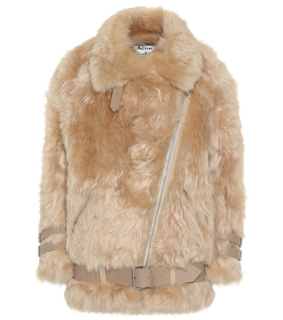 acne studios shearling aviator jacket