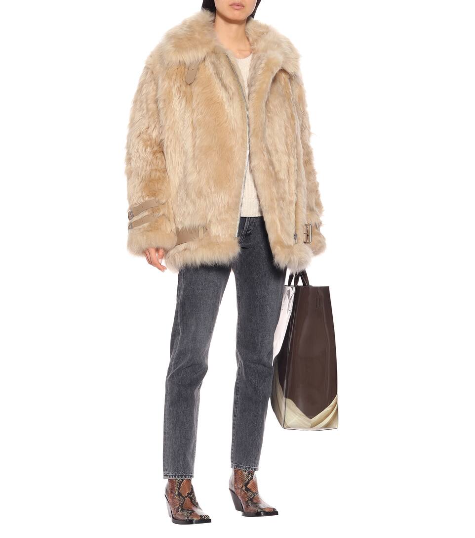 acne studios shearling aviator jacket