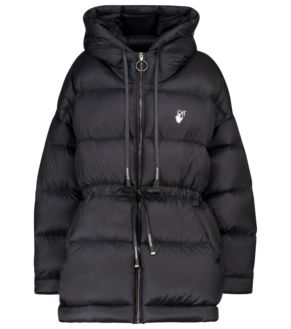 Off-White - Hooded down coat | Mytheresa