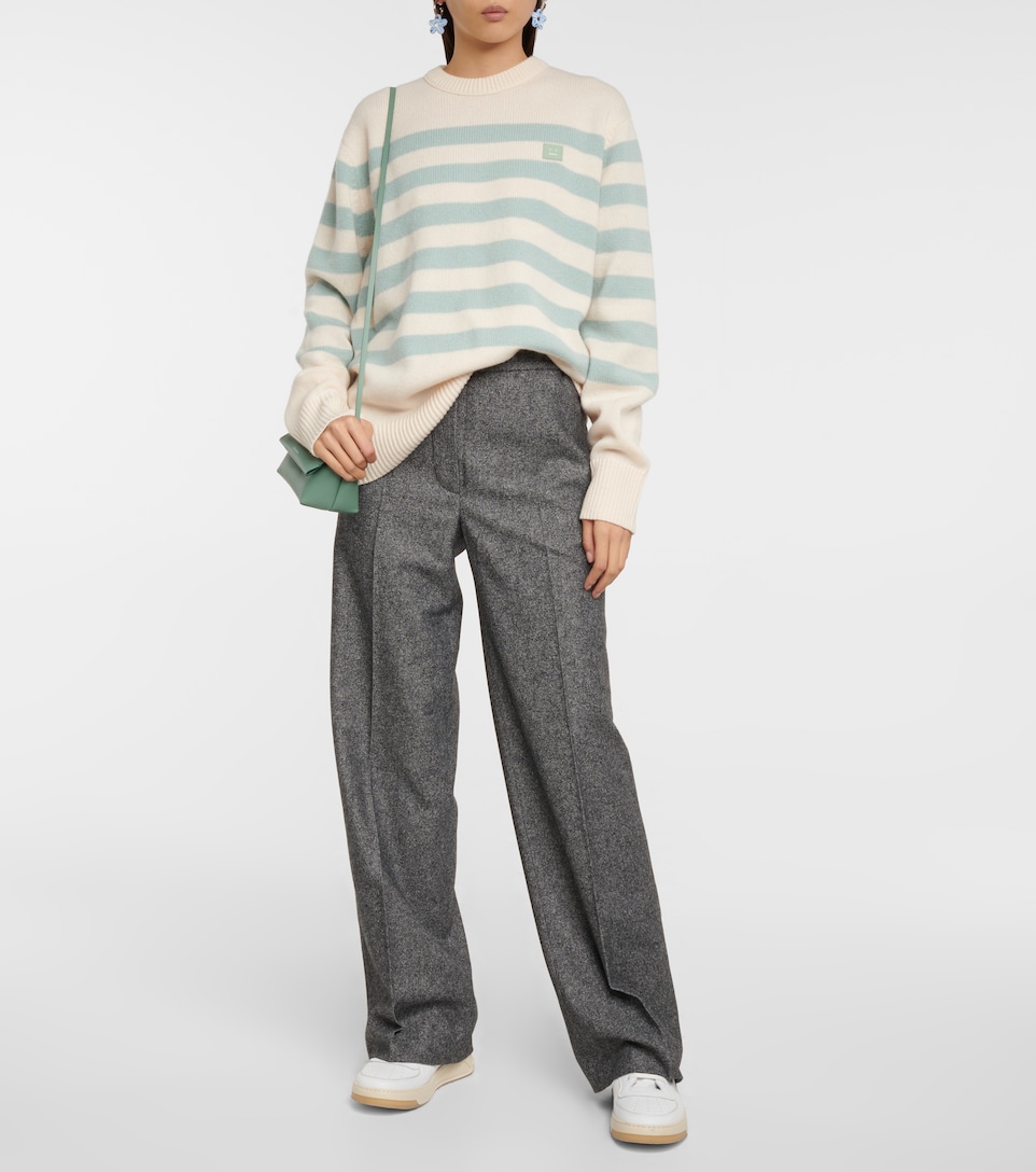Acne Studios - High-rise wool-blend 