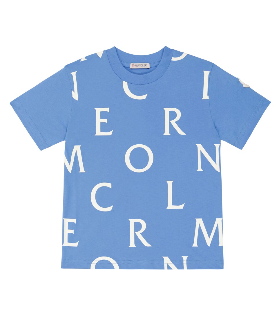 moncler scribble logo tee