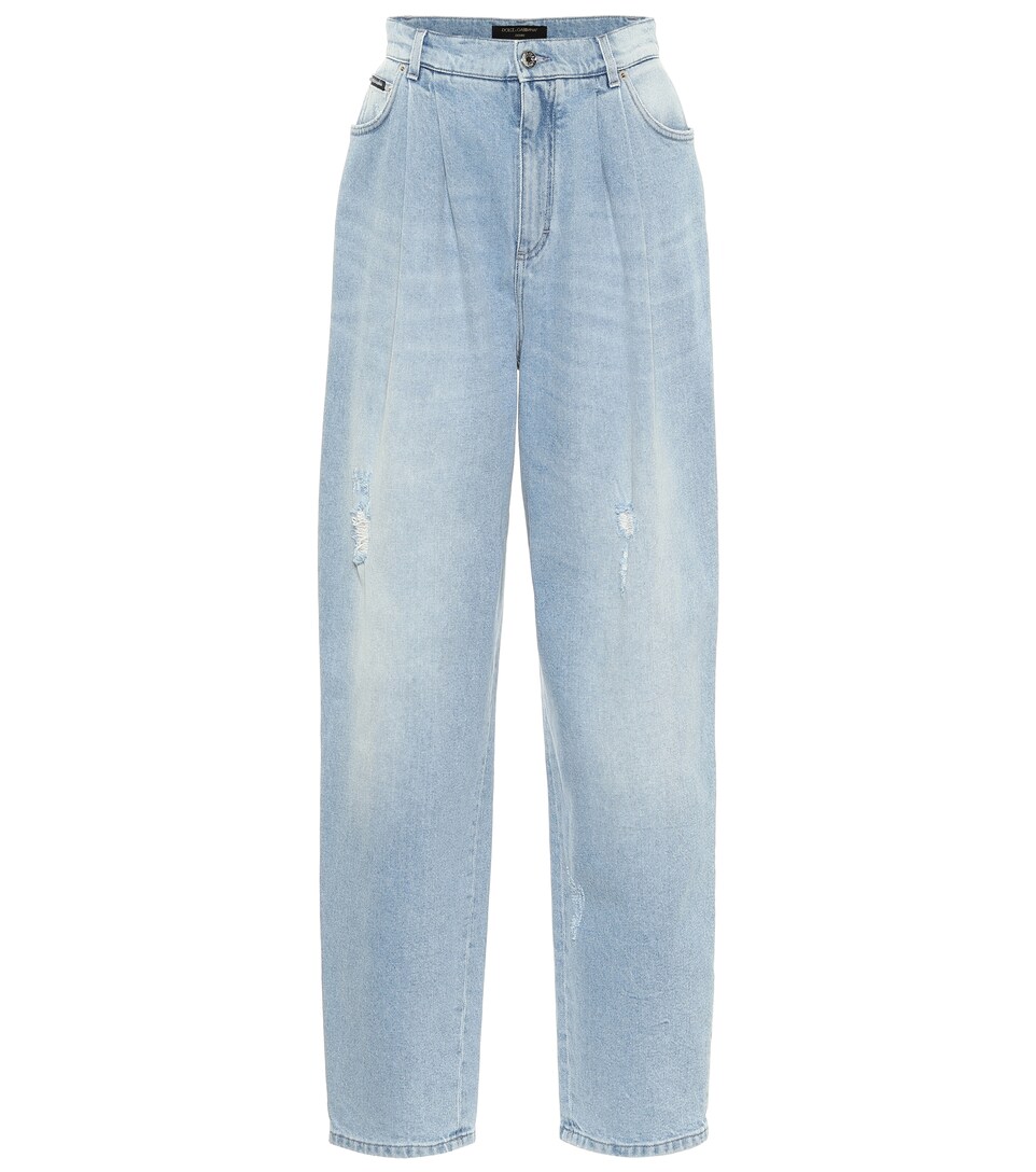 Dolce\u0026Gabbana - High-rise carrot jeans 
