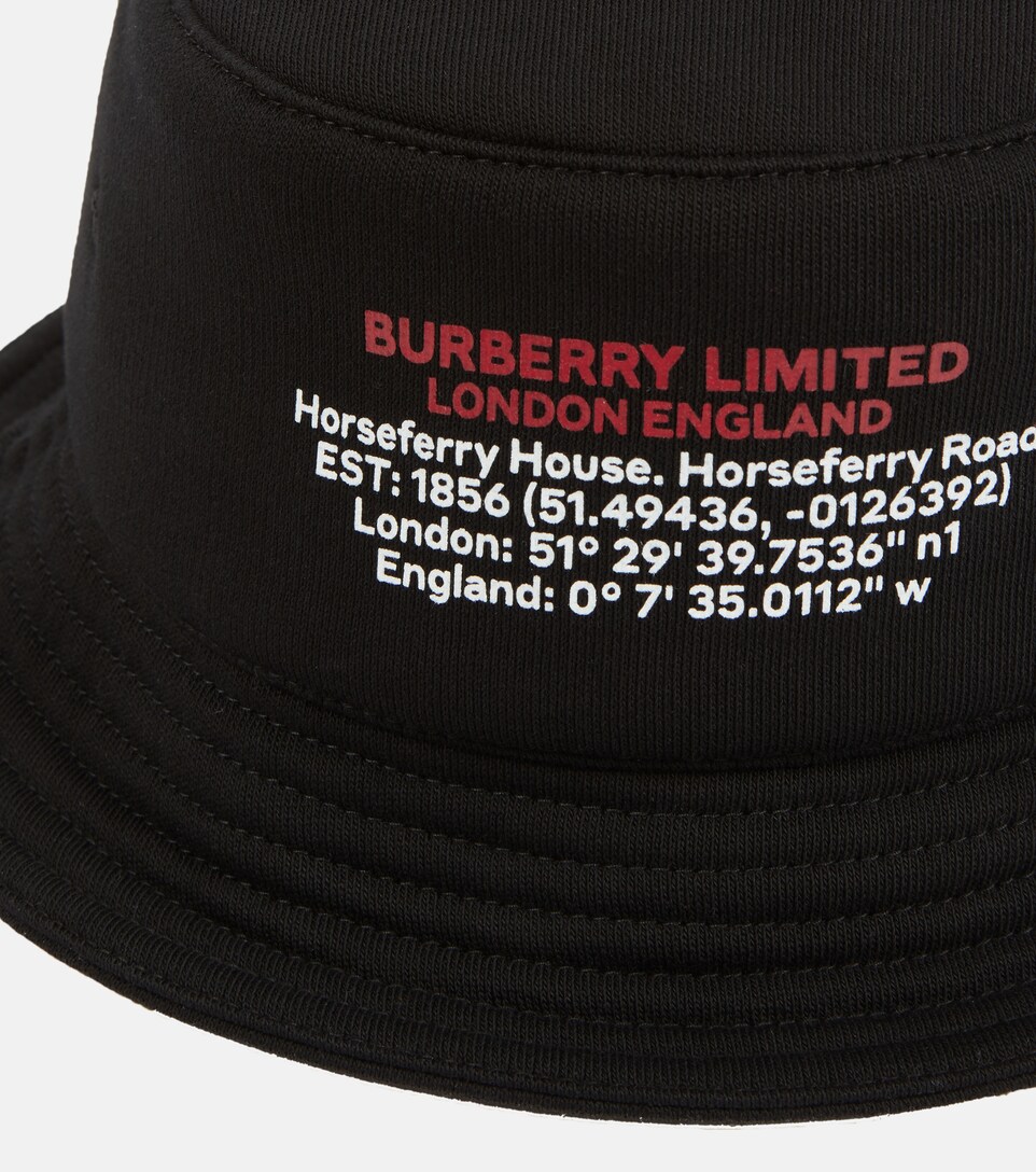 Logo cotton jersey bucket hat | Mytheresa