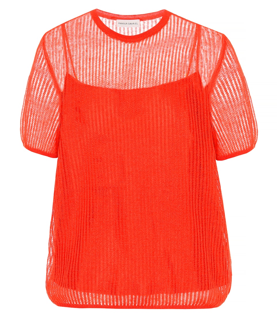 Top wollgemisch Mohair Einem Aus Gavriel Mansur A5xwqpU7A