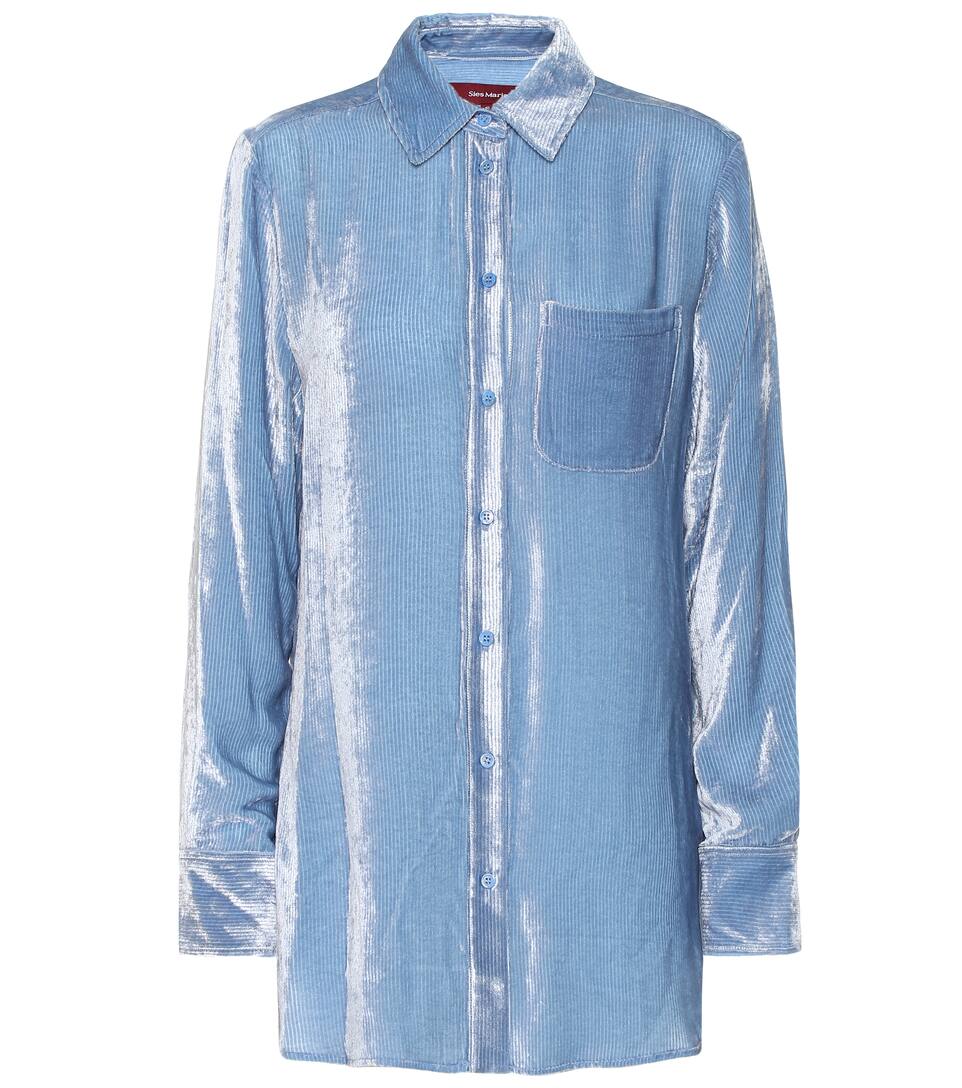 Marjan En Côtelé Velours Coton Sander Soie Sies Et Chemise De bfy7v6Yg