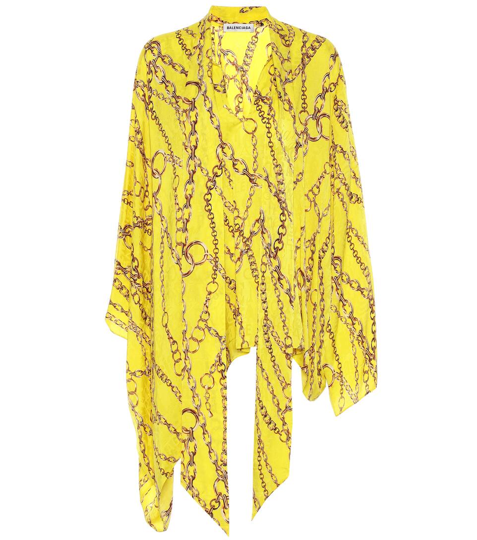 Balenciaga Blouse En Imprimée Soie YEIbWeDH29