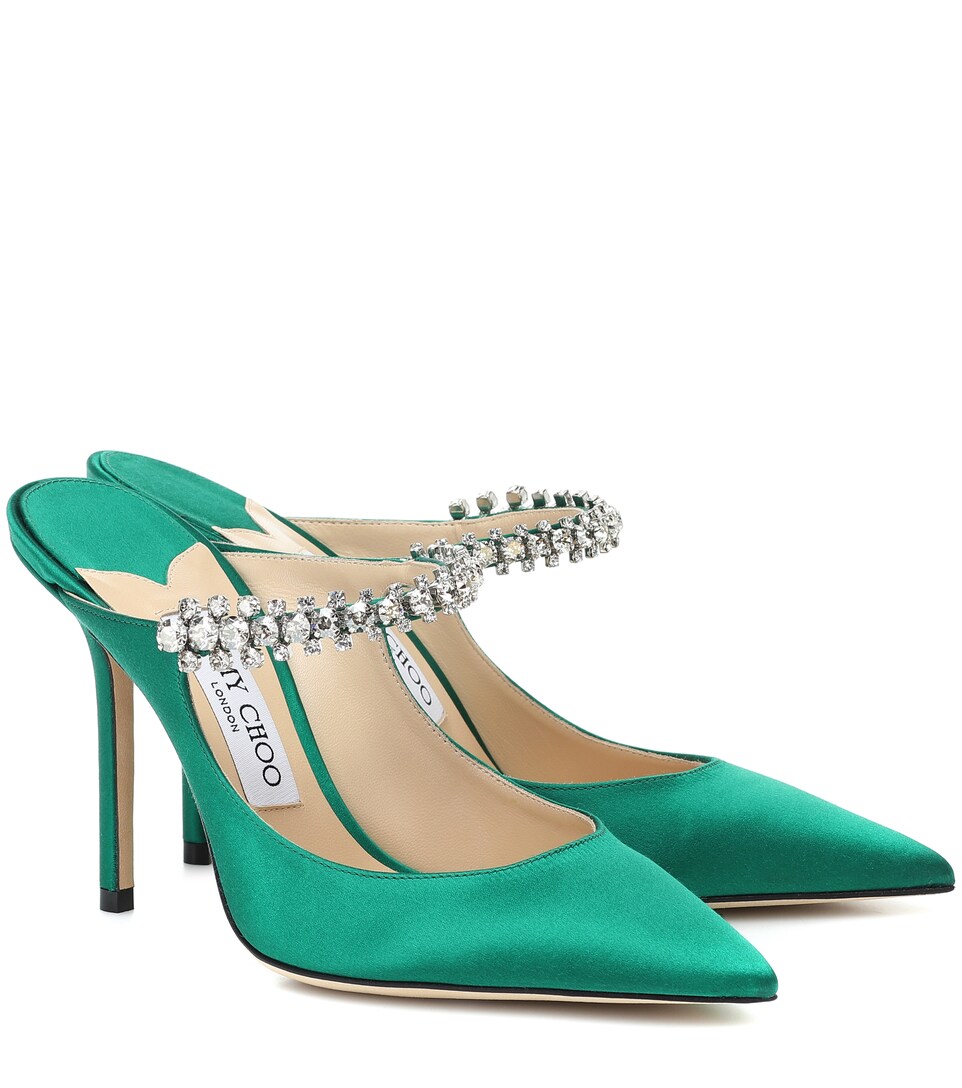 jimmy choo green heels