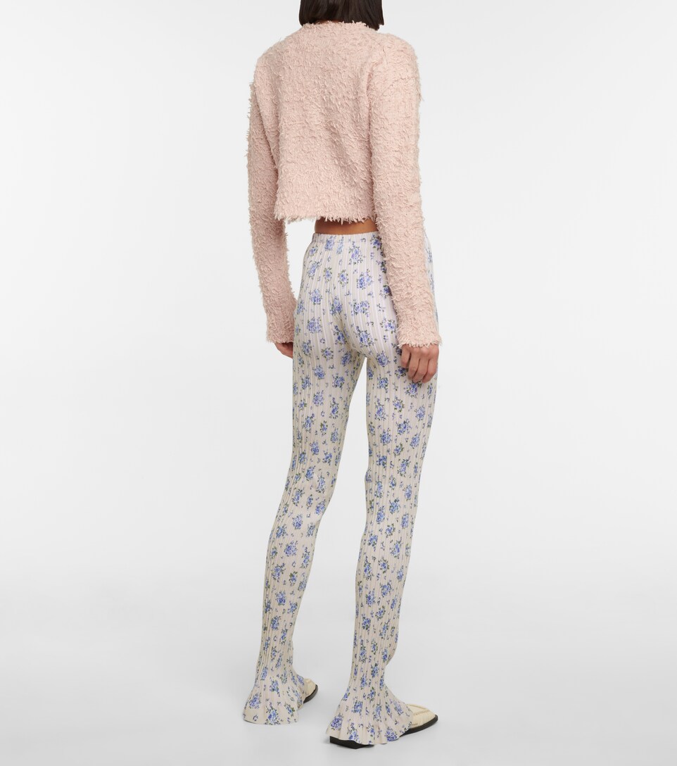 acne studios printed tights