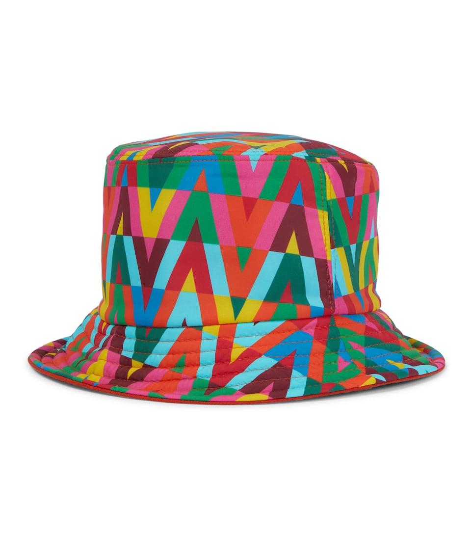 Valentino Reversible printed twill bucket hat Mytheresa