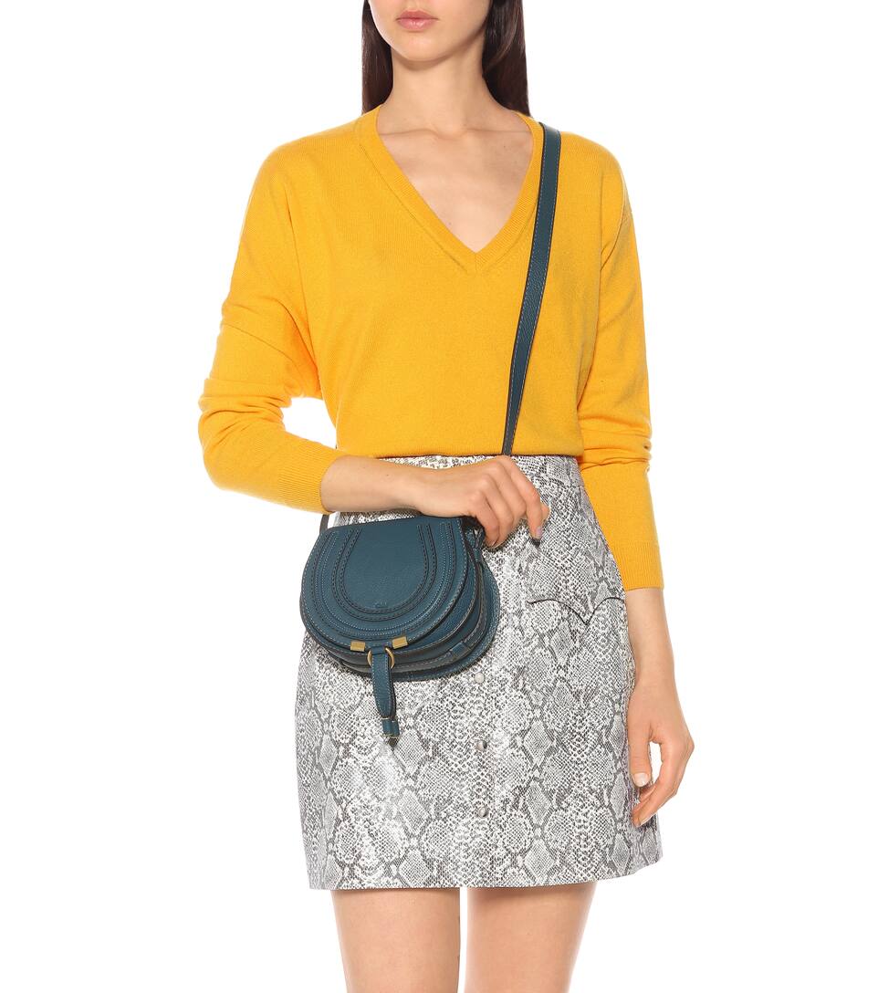Marcie Small Leather Shoulder Bag Marcie Small Leather Shoulder Bag