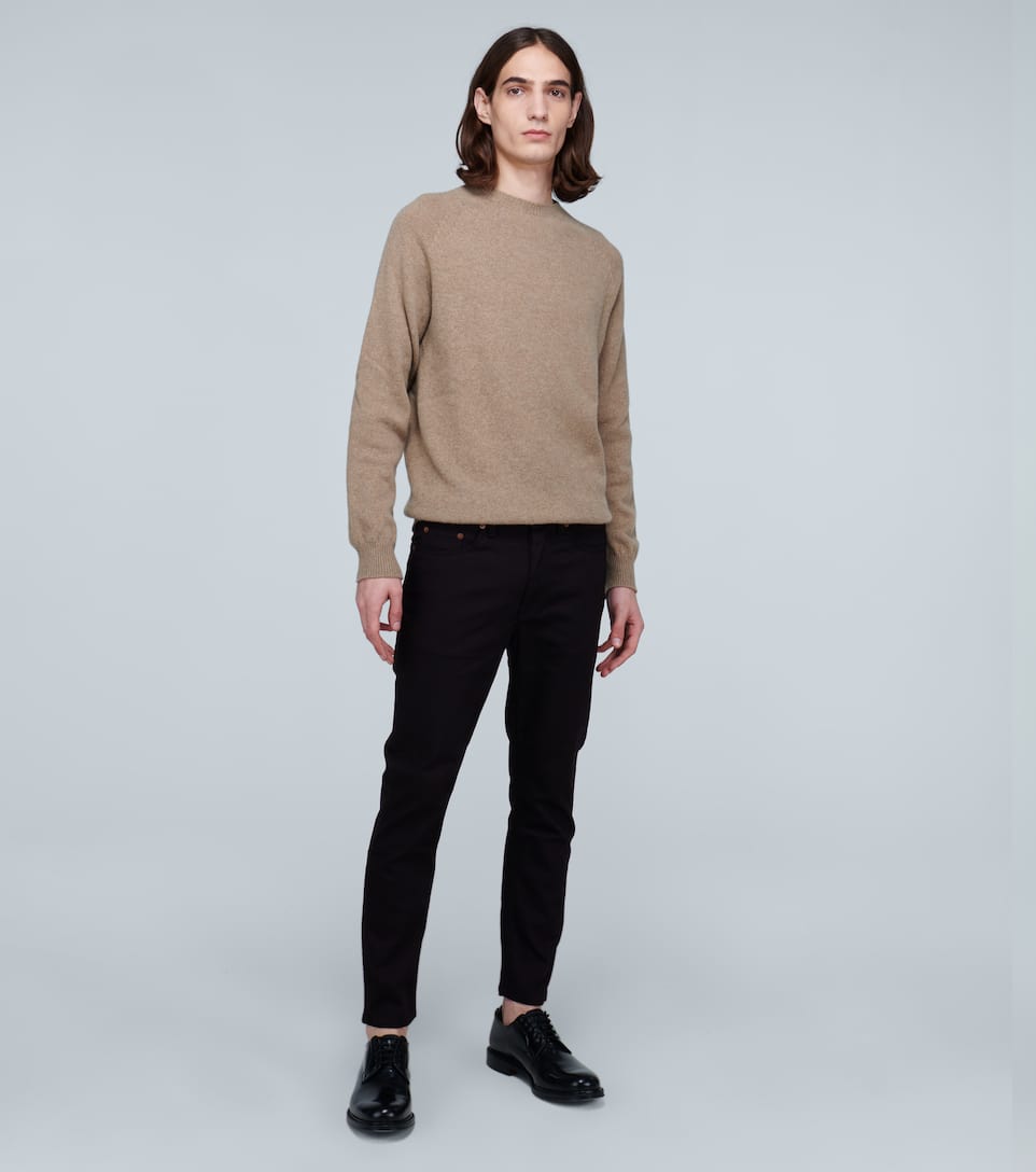 ACNE STUDIOS RIVER CROPPED JEANS,P00452959