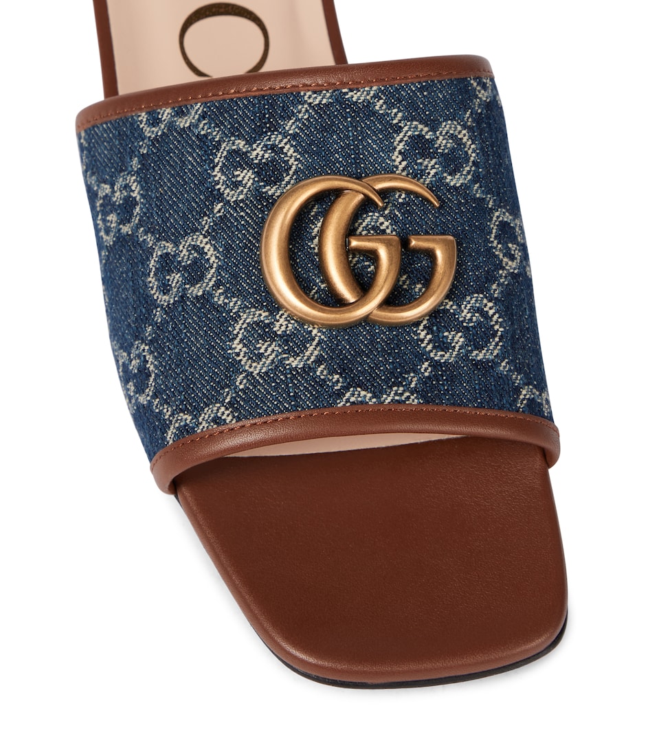 gucci jacquard slides